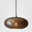 Viper Perforated Ellipse Pendant Light Nickel
