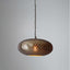 Viper Perforated Ellipse Pendant Light Nickel