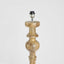 Rook Large Base Only - Natural - Turned Wood Pillar Floor Lamp Base Only