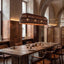 Esch Ceiling Pendant Extra Long Rust