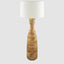 Esraj Base Only - Natural - Turned Wood Floor Lamp Base Only