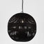 Esch Ball Ceiling Pendant Black