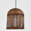 Esch Cage Ceiling Pendant Rust