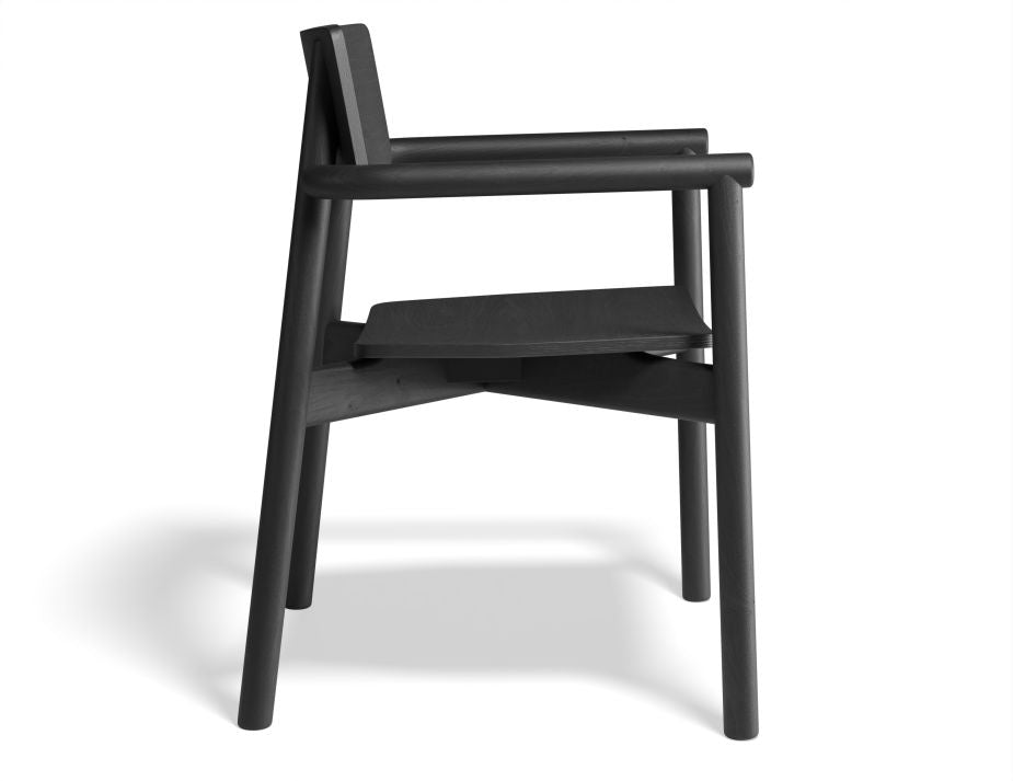 Andi Armchair - Black Ash