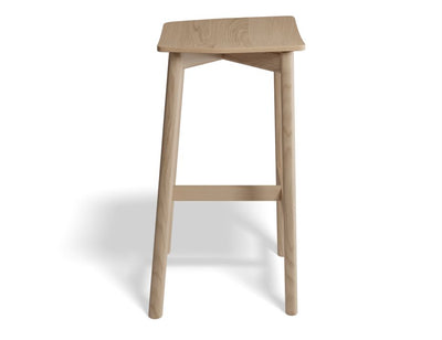 Andi Stool - Natural - Backless - 75cm Seat heigh (High Bar)