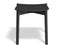 Andi Low Stool - Black Ash  - 45cm