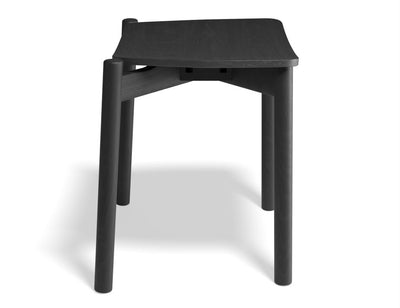 Andi Low Stool - Black Ash  - 45cm