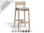 Andi Bar Stool - Natural - Custom Upholstered