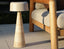 Aura Large Solar Lamp - Outdoor - Latte - Travertine