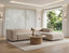 3 Seater with Left Ottoman