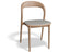 Mia Chair - Natural - Upholstered