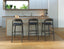 Mia Stool - Black - Custom Upholstered