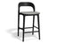 Mia Stool - Black - Upholstered