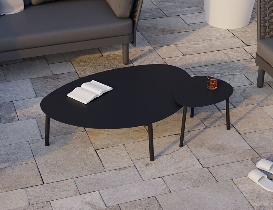 Cetara Coffee Table - Black - Large