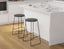 Hugo Bar Stool - Black - Black Seat