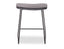 Winnie Low Stool - Black - Black Leather