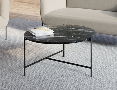 Nexus Marble Coffee Table - Black Marquina