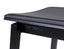 Stockholm Kitchen Stool - Black Stain - Black Pad - by TON