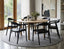 Arki Armchair - Black Ash with Pad - with Vintage Tan Vegan Leather Cushion
