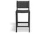 Brooklyn Bar Stool - Woven Black Seat / Black Frame