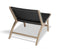 Brooklyn Lounge Chair - Woven Black Seat / Natural Frame