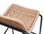 Cenote Rattan Bar Stool - Outdoor - Black