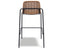 Cenote Rattan Bar Stool - Outdoor - Black