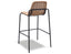 Cenote Rattan Bar Stool - Outdoor - Black