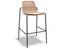 Cenote Rattan Bar Stool - Outdoor - Black