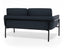 Charlie 2 Seat Sofa - Midnight Blue