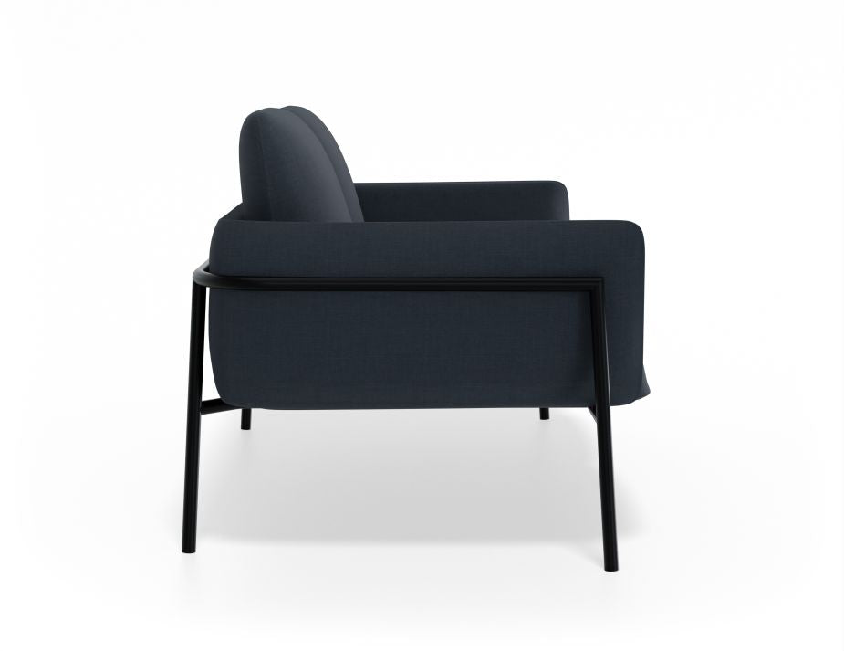 Charlie 2 Seat Sofa - Midnight Blue