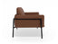 Charlie 2 Seat Sofa - Terracotta Rust