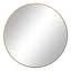 Linda 90cm Round Wall Mirror Gold