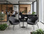 Core Lounge Chair - 4 Post Base - Dark Grey