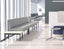 Bond Section 2 Seat Corner Cut with Backboard