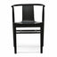 Dining Chair - Black Shell - Black Seat (Set of 2)