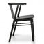 Dining Chair - Black Shell - Black Seat (Set of 2)