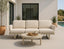 Delmar Config A - Outdoor - Latte - Husk Cushions