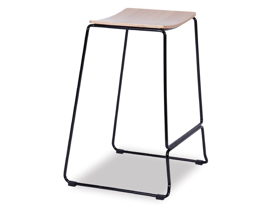 Ardent Stool - Black - Natural