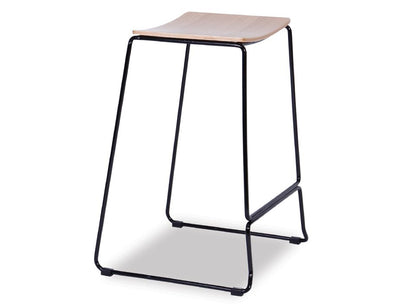 Ardent Stool - Black - Natural