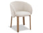 Ellis Dining Chair - Oak - Grey