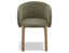 Ellis Dining Chair - Oak - Green