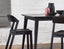 Merano Chair - Black Stained - Black Pad - by TON