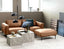 Enzo 3 Seat Sofa - Colorado Tan Leather Mix
