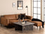 Enzo 3 Seat Sofa - Colorado Tan Leather Mix