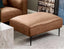 Enzo Ottoman - Colorado Tan Leather Mix