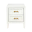 Soloman Bedside Table Small White Range