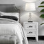 Soloman Bedside Table Small White Range