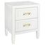 Soloman Bedside Table Small White Range