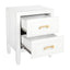 Soloman Bedside Table Small White Range